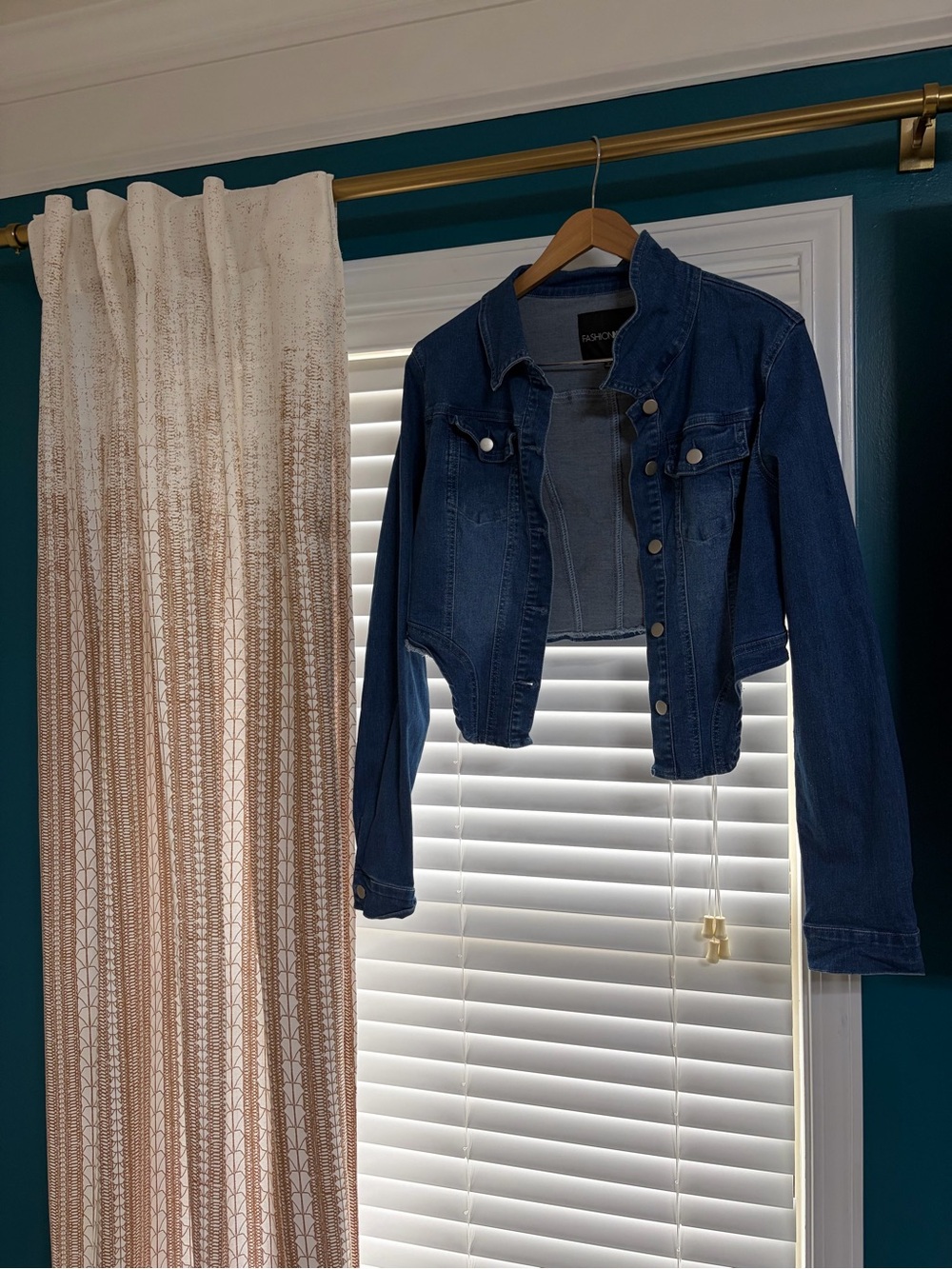 Fashion Nova Denim Jacket size XL